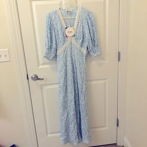 RIXO for Target Floral Puff Sleeve Swing Dress